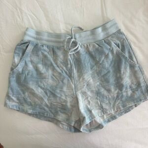 Stars Above Soft Blue Athletic Shorts